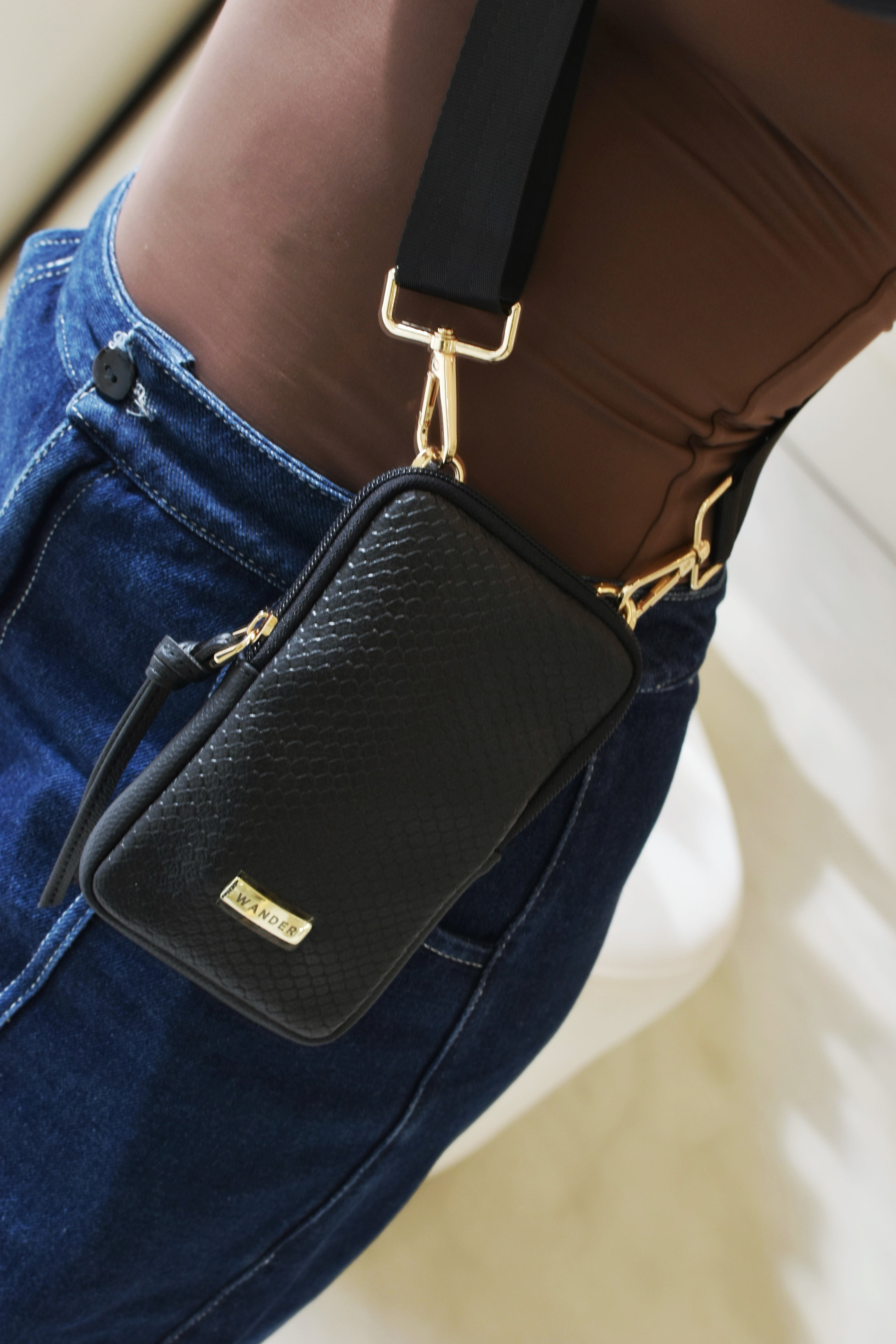 Porta celular Tina negro