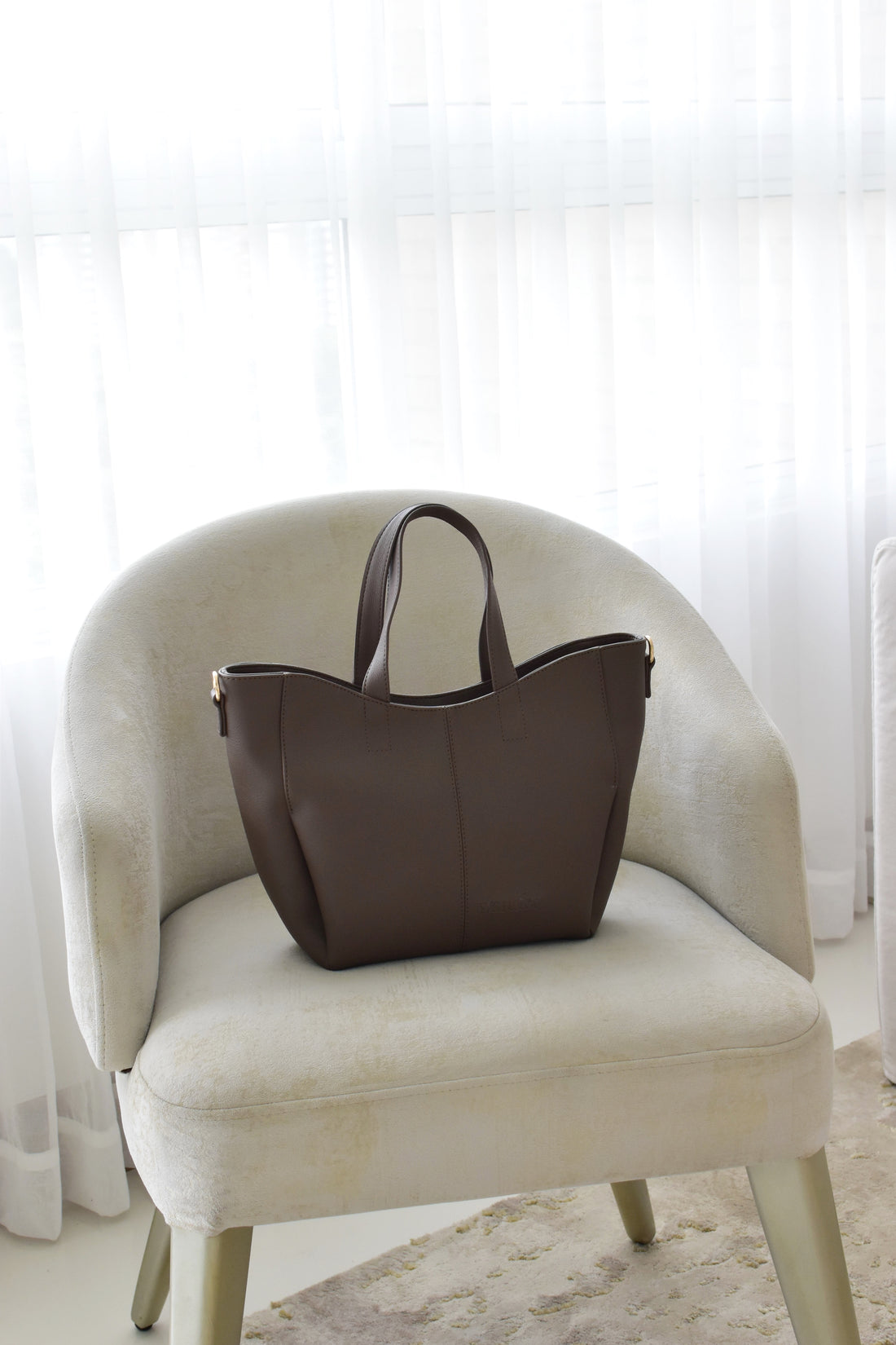 Bolso Francesca mini Tabaco